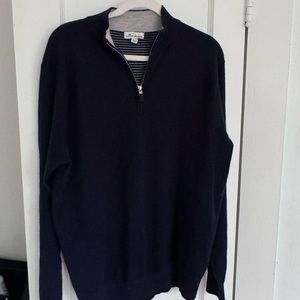 Peter Millar cashmere quarter zip